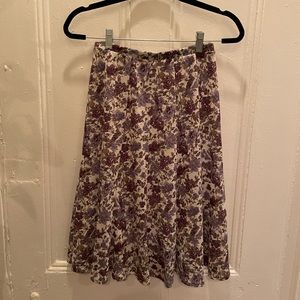 POOLA POGGI ITALY vintage silk lined skirt